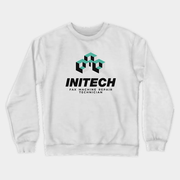 Initech - Fax Machine Repair Technician Crewneck Sweatshirt by BodinStreet